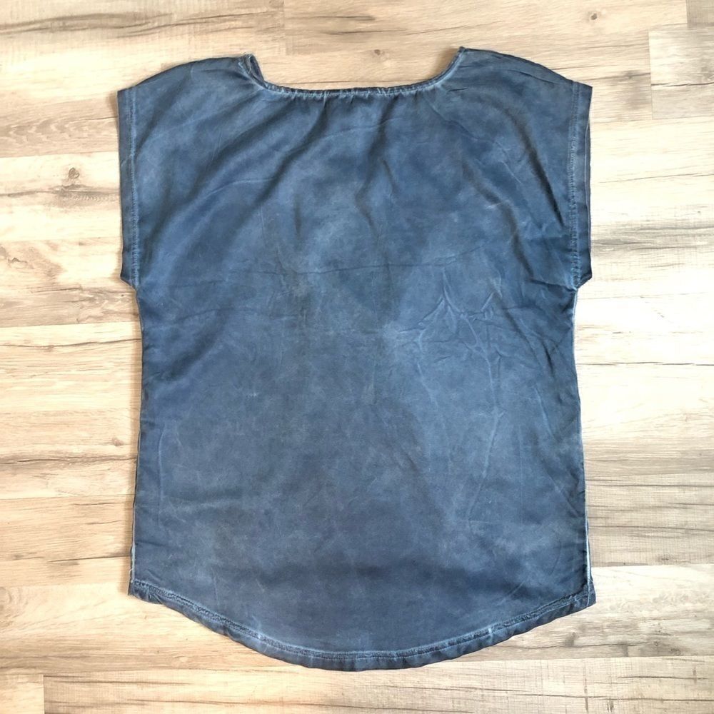 Buffalo David Bitton Blue Patchwork Top , Sizem - image 3